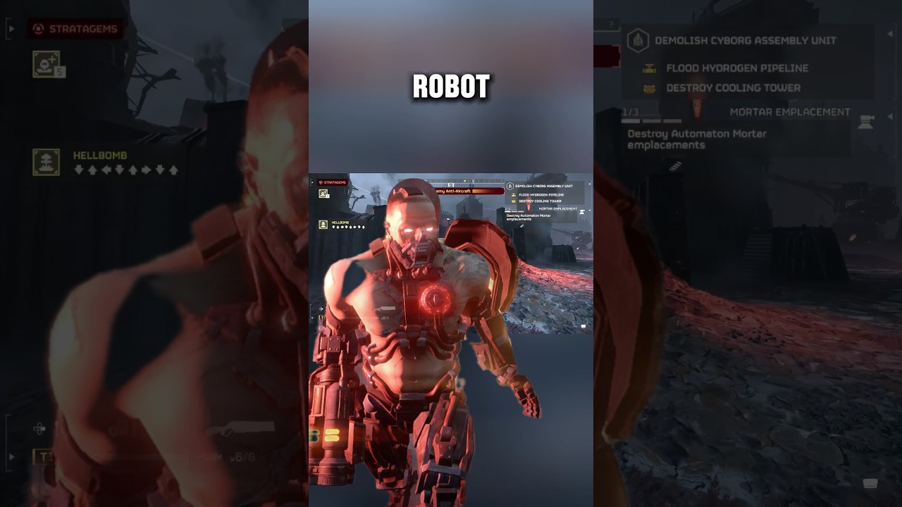 Новый тип врагов в HD2 просто бомба! 