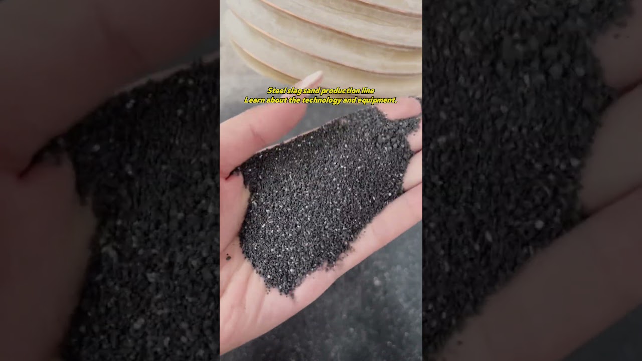Do you know the process and use of making sand with steel slag?