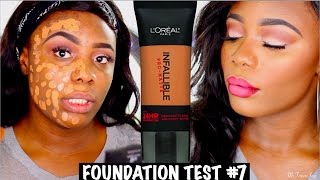 Foundation Test Loreal Infallible Pro Matte Foundation 111 Soft Sable & 112 Cocoa Mstopacjay