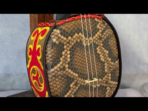 No.10】沖縄三線 人工皮 - YouTube
