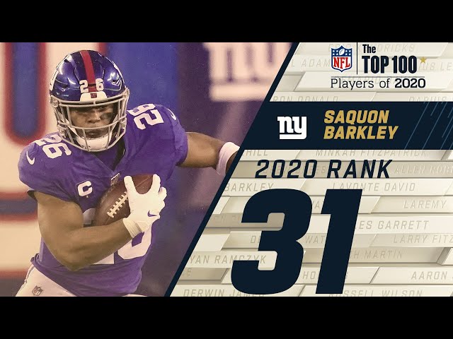 Top 100 Players of 2020, Nos. 40-31: Saquon Barkley slides to No. 31