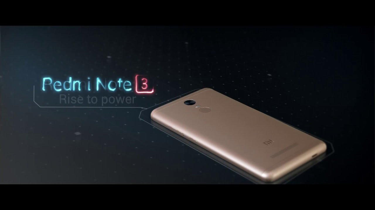 Redmi Note 3 TV Commercial in India: Rise to Power - YouTube