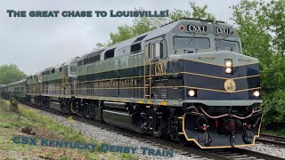 The great chase to Louisville! | Chasing the CSX Derby train’s first run since 2019