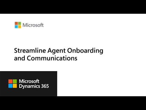 Streamline agent onboarding and communications