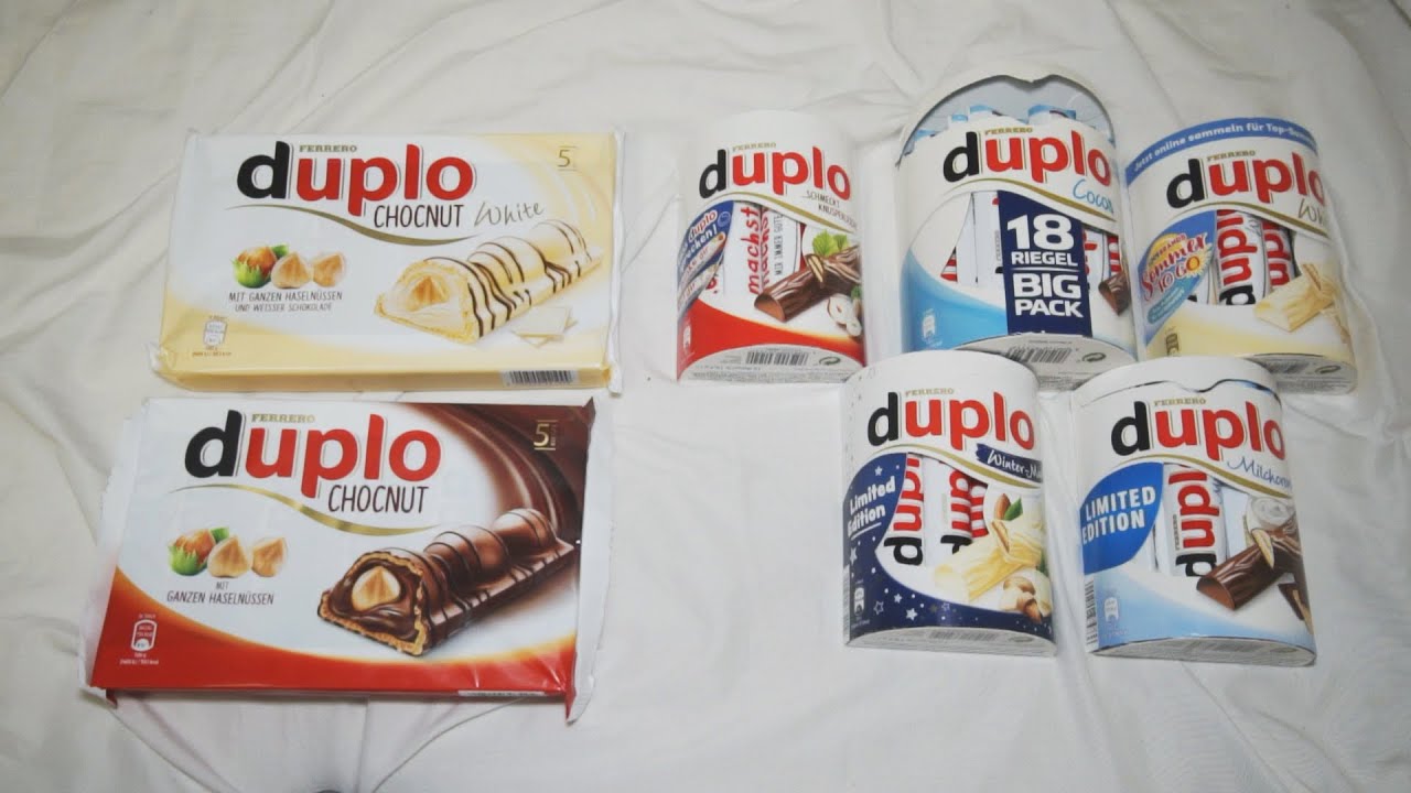 Best German Candy Test Kinder Surprise Eggs Chocolate Bars Hanuta White