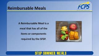 Training for Food Service Staff for the Summer Food Service Program2021