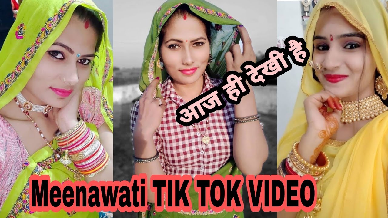 Rajsthani Girl Tik Tok Video  Meena Geet Tik Tok Video  Ladies Tik tok video  Meena song 2021