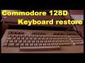 Commodore 128d  1985  keyboard found  at last  and restored