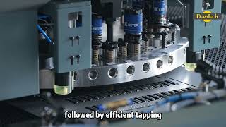 Deratech CNC Servo Turret Punching Machine with Tapping Device