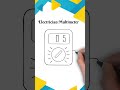 Draw Electrician Multimeter Easy Drawing Drawings Shorts Trendingshorts Viralshortsvideo 