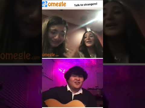 I didnt expect her to cry 😭 #runningupthathill #katebush #acousticcovers #omegle #reaction #cover