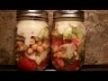 ChickPea Salad in Mason Jars