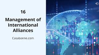 16 Management of International Alliances