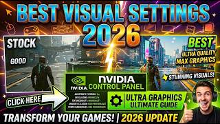 Best NVIDIA Control Panel Settings for Maximum Graphics Quality | Best Visual Settings for PC Games
