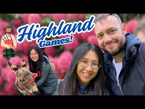 Our first ever Scottish Highland Games! Vlog 11