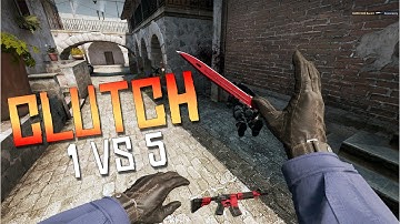 CSGO: AMAZING 1V5 CLUTCH EDIT MATCHMAKING