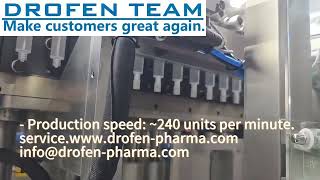 High-Speed PFS Filling & Stoppering Machine (240 units/min) | DROFEN MACHINERY