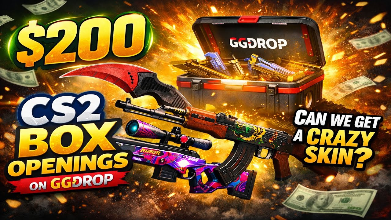 CS2 Box Madness: $200 Challenge on GGDrop!