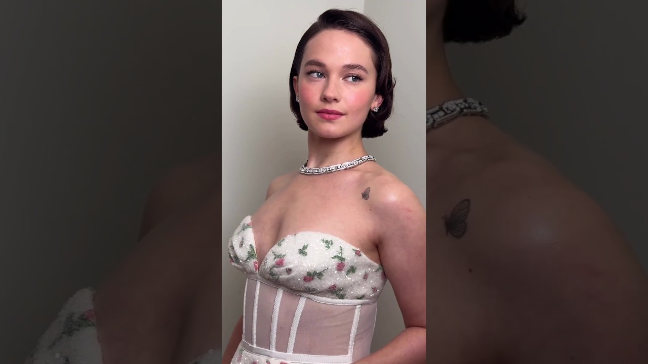 Drop dead gorgeous Cailee Spaeny at golden globes 2024