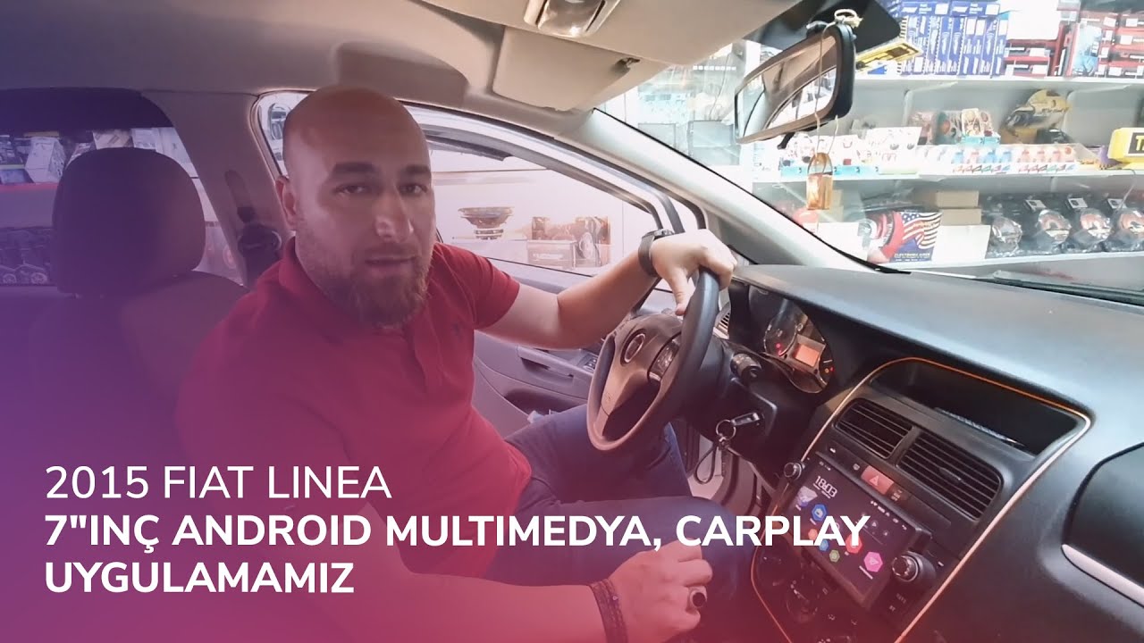 2015 Fiat Linea // 7"inç Android Multimedya, CarPlay Uygulamamız