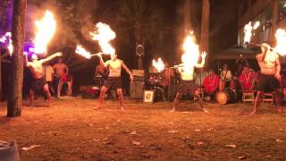 : World fire dance champions. ( Via losefa Tiumalu wedding)