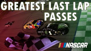 GREATEST LAST LAP PASSES | LAST 3 YEAR + BONUS | NASCAR