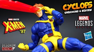 MELHOR CICLOPE? Marvel Legends X-Men 97 CYCLOPS Unboxing e Review BR