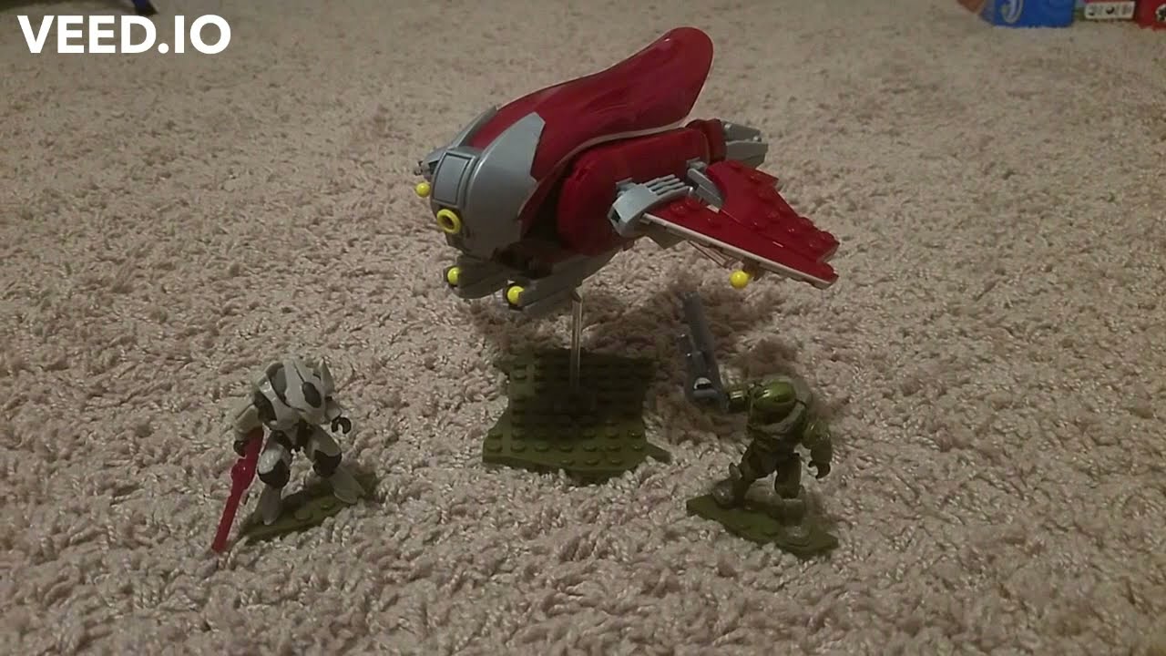 Mega Construx Halo Banshee Breakout Review + Stop Motion