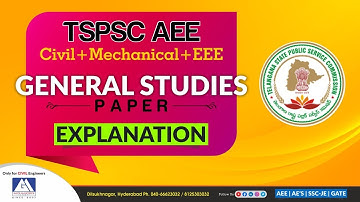 TSPSC AEE GS PAPER EXPLANATION | GM ACADEMY | APPSC & TSPSC | AEE, AE & POLY. LECT