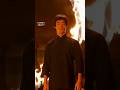 Bruce Lee jumps through FIRE… watch closely. 🔥