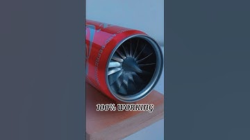 Making a JET ENGINE from soda can (fully functional)