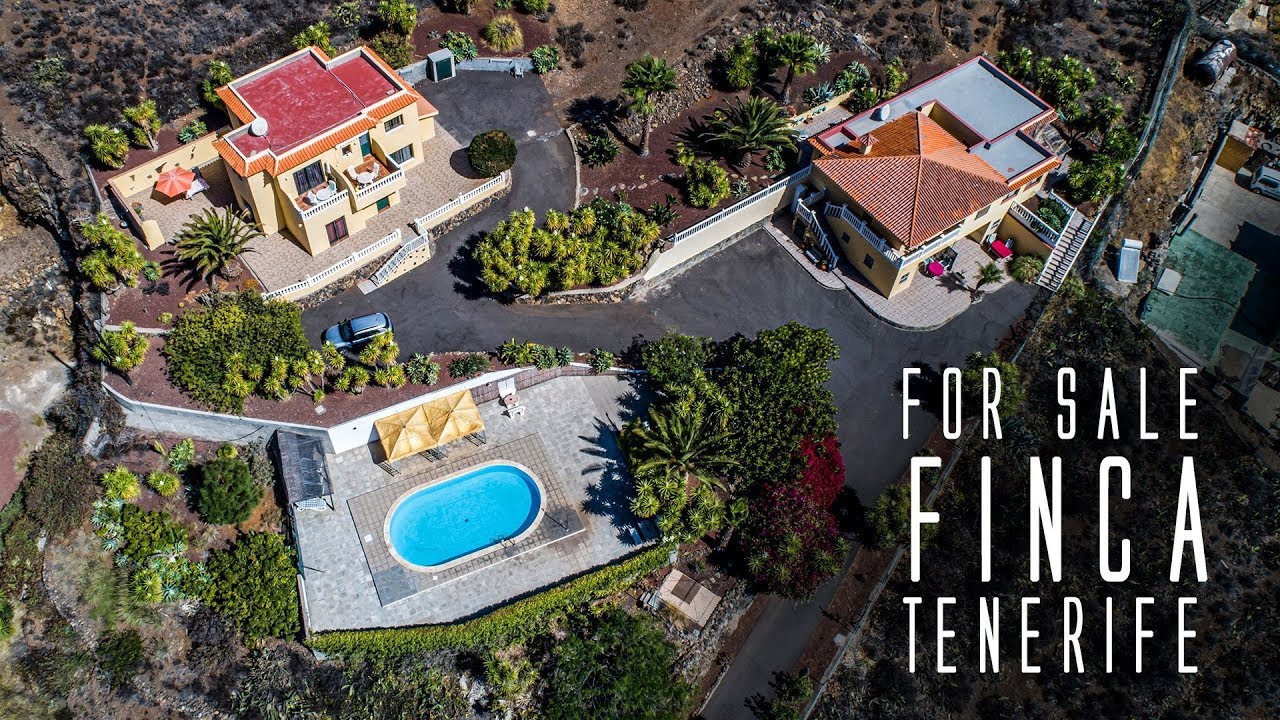 For Sale Traumhaftes Finca Anwesen auf Teneriffa Investitionsobjekt Real Estate YouTube