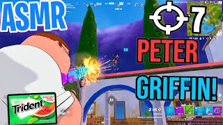 ASMR Gaming 😴 Fortnite Peter Griffin Adventure! Relaxing Gum Chewing 🎮🎧 Controller Sounds + Whisper💤