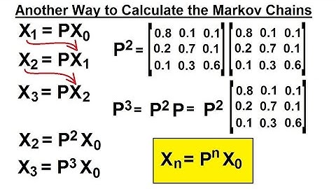 Prob & Stats - Markov Chains (4 of 38) Another Way to Calculate the Markov Chains