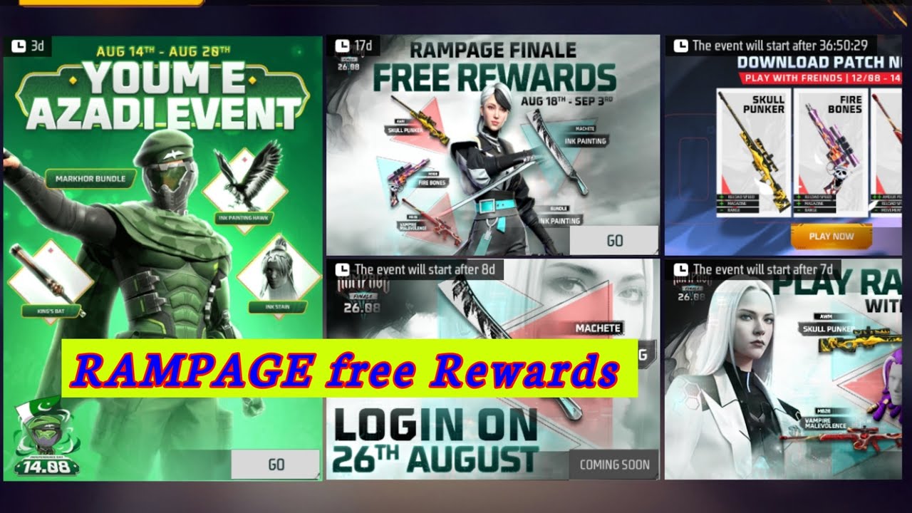 RAMPAGE free Rewards end new haiper book How to complete ✅💯