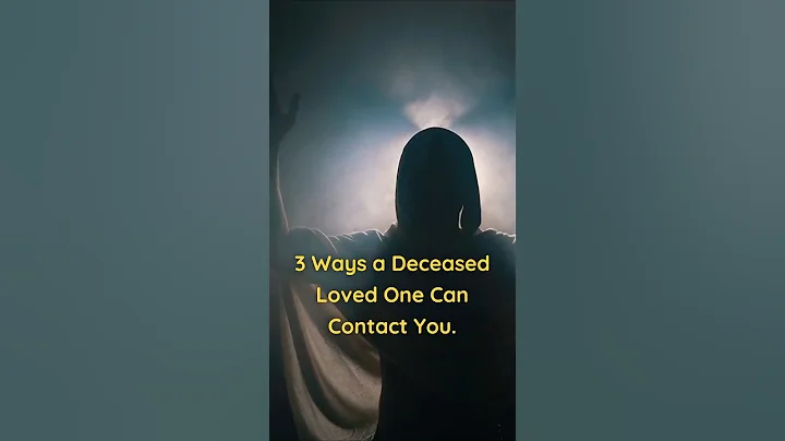 3 Ways a Deceased Loved One Can Contact You #spirits #ghosts #lovedonesinspirit