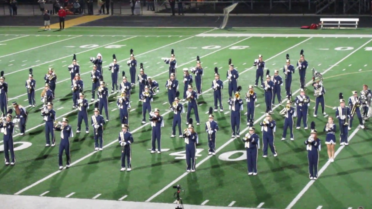 Tiffin Columbian Marching Band halftime show 10/13/2017