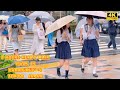 4k Hdr 3 Hours Rain ASMR Walk In Harajuku 原宿 Tokyo Japan Relaxing Natural City Ambience 