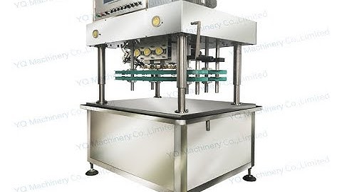 Automatic oval bottle spindle capping machines testing video for John