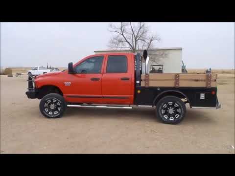 2005 Dodge Ram 2500 Quad Cab Flatbed Pickup Truck For Sale No