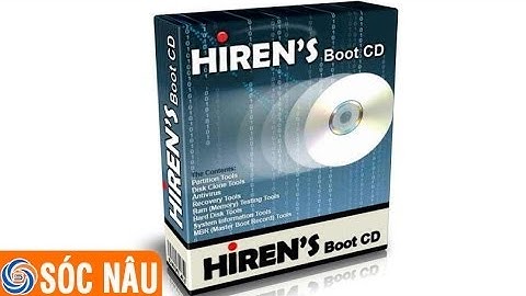 Hướng dẫn tạo đĩa hiren boot CD 15.2 miễn phí