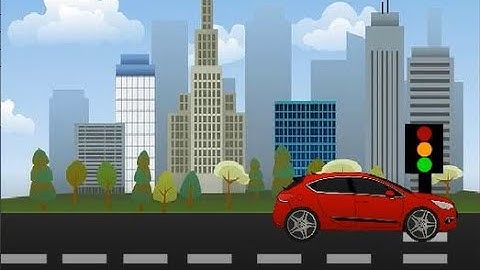 Cara membuat animasi mobil berhenti dilampu merah