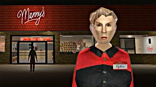 ATERRADOR RESTAURANTE que SÓLO APARECE por las NOCHES - Manny's *Juego de Terror* 3 Finales