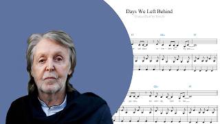 Days We Left Behind (2 pdfs: solo+duet) - Paul McCartney