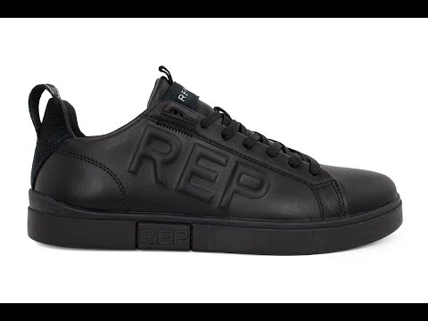 Replay Ανδρικό Sneaker Polaris Up Black Rz3P0005L-0003