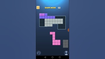 Block Puzzle King Shape Mode Level 60 Walkthrough Solution