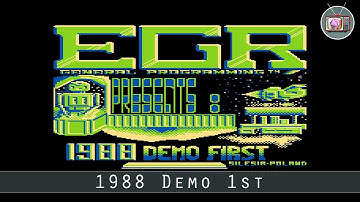 1988 Demo 1st by EGR General Programming, 1988 | Atari 8 bit