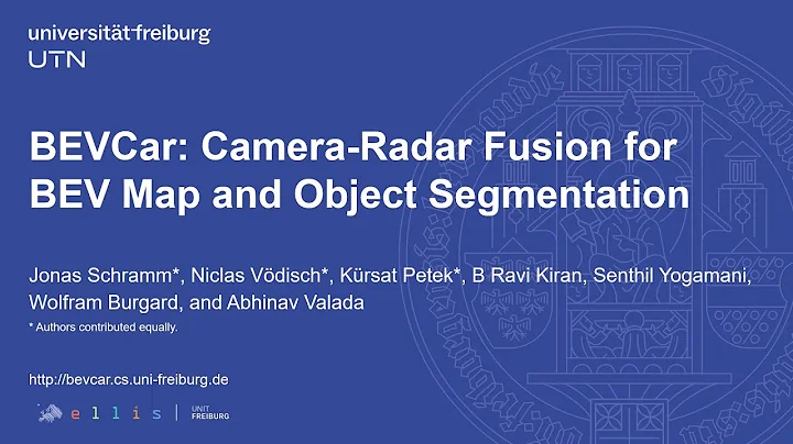 BEVCar: Camera-Radar Fusion for BEV Map and Object Segmentation