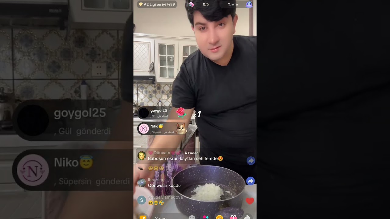 BABOŞ SEVİNCİNDƏN KÖVRƏLDİ (BABOŞ SOUZ BİŞİRİR)