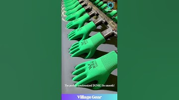 HYPNOTIC Machine Dips Gloves Like a Robot Army! 🤯 SO Satisfying! #oddlysatisfying #asmr #factory